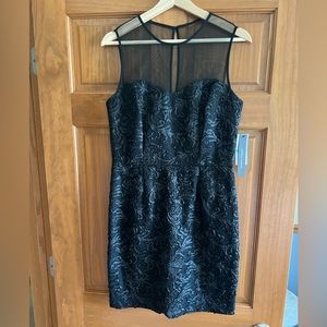 Cynthia Steffe Black Cocktail Dress Sz 10 NWT $248